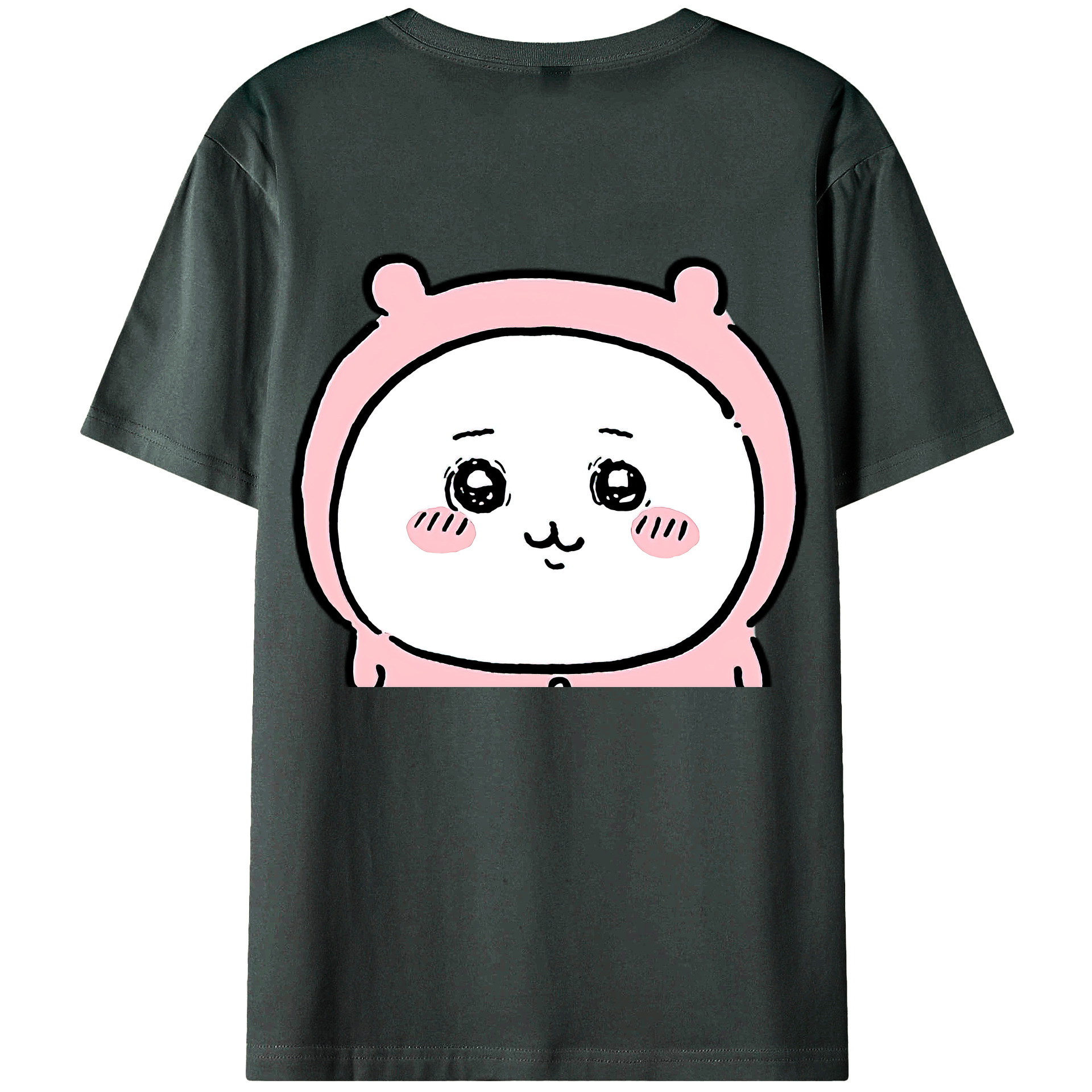 （画像用） ちいかわ ちいかわ Chii-kawa chiikawa 綿100％ メンズ半袖Tシャツ（バックプリント） 通気性